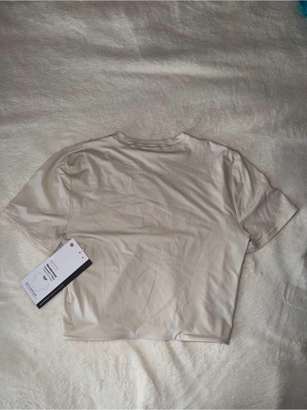 NWT lululemon Wundermost Nulu Cropped t-shirt - Picture 2 of 6